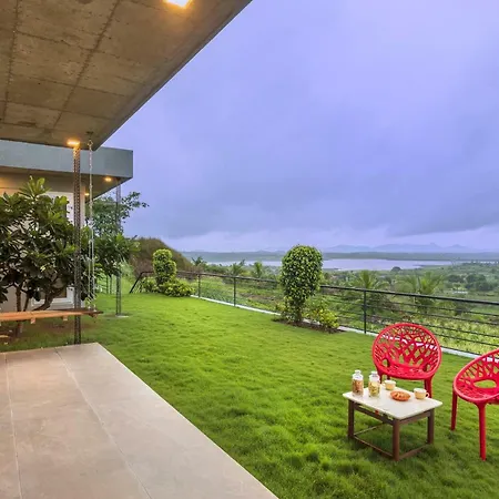 Saffronstays Serenity - 2Br Villa Overlooking Lake Kadwa With Garden, Swings & Treks Near Sula Vineyard-2